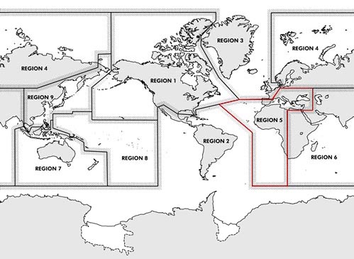 NGA Chart Catalog Region 5 Western Africa, the Mediterranean & Black Sea