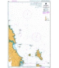 British Admiralty New Zealand Nautical Chart NZ52 Cape Brett to Cuvier Island