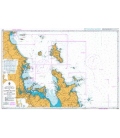 British Admiralty New Zealand Nautical Chart NZ53 Bream Head to Slipper Island including Hauraki Gulf