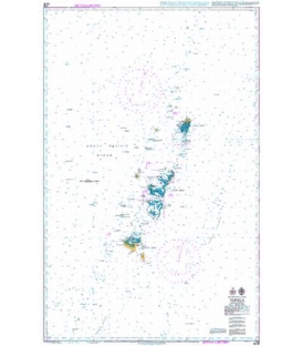 British Admiralty New Zealand Nautical Chart NZ82 Tonga