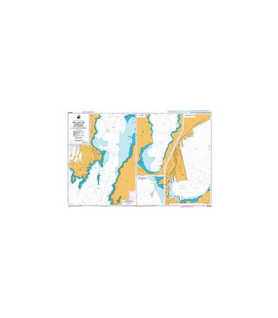 Wellington Harbour Entrance and plans of Wharves                                                    