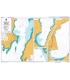 British Admiralty New Zealand Nautical Chart NZ4634 Wellington Harbour Entrance and plans of Wharves