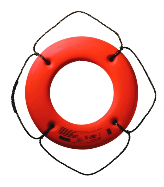Hard Shell Ring Buoy -  30", Orange