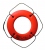 Hard Shell Ring Buoy -  30", Orange