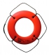 Hard Shell Ring Buoy -  30", Orange