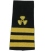 Shoulder Boards, 1/Engr. (Propeller & 3 stripes) (2/pk) (Soft)