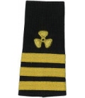 Shoulder Boards, 1/Engr. (Propeller & 3 stripes) (2/pk) (Soft)