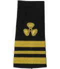 Shoulder Boards, 2/Engr. (Propeller w/ 1 thin stripe between 2 thick stripes) (2/pk) (Soft)