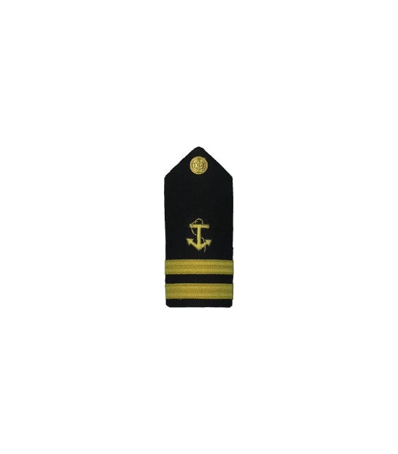 Shoulder Boards, 2/Mate (Anchor & 2 stripes) (2/pk) (Hard)