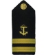 Shoulder Boards, 2/Mate (Anchor & 2 stripes) (2/pk) (Hard)