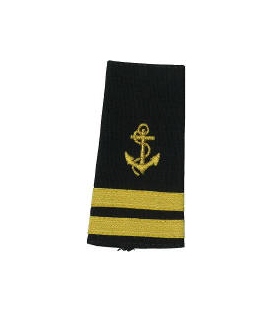 Shoulder Boards, 2/Mate (Anchor & 2 stripes) (2/pk) (Soft)