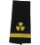 Shoulder Boards, 3/Engr. (Propeller & 1 stripe) (2/pk) (Soft)