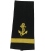 Shoulder Boards, 3/Mate (Anchor & 1 stripe) (2/pk) (Soft)