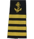 Shoulder Boards, Capt. (Anchor & 4 stripes) (2/pk) (Soft)