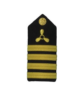 Shoulder Boards, C/Engr. (Propeller & 4 stripes) (2/pk) (Hard)
