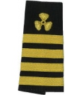 Shoulder Boards, C/Engr. (Propeller & 4 stripes) (2/pk) (Soft)