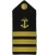 Shoulder Boards, C/Mate (Anchor & 3 stripes) (2/pk) (Hard)