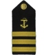 Shoulder Boards, C/Mate (Anchor & 3 stripes) (2/pk) (Hard)