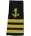 Shoulder Boards, C/Mate (Anchor & 3 stripes) (2/pk) (Soft)