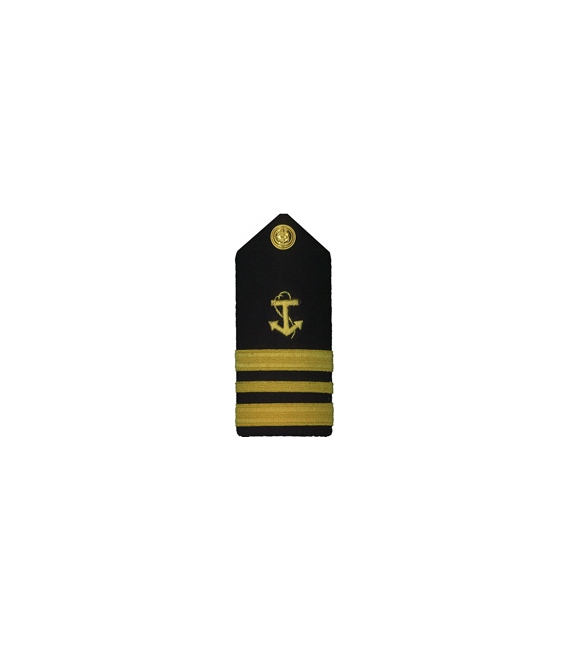 Shoulder Boards, Lt. Cmdr. (Anchor w/ 1 thin stripe between 2 thick stripes) (2/pk) (Hard)