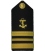 Shoulder Boards, Lt. Cmdr. (Anchor w/ 1 thin stripe between 2 thick stripes) (2/pk) (Hard)