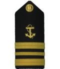 Shoulder Boards, Lt. Cmdr. (Anchor w/ 1 thin stripe between 2 thick stripes) (2/pk) (Hard)