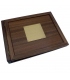 Teak Log Cover, Blank Plate
