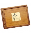298 Teak Log Cover, Marlin Plate