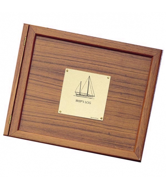 Teak Log Cover, Sailboat Plate
