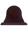 Single Mahogany Base with Back Panel (for Atlantis Collection)
