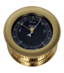 Atlantis Nautical Flag Black Dial Barometer