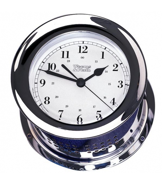Chrome Plated Atlantis Quartz Clock
