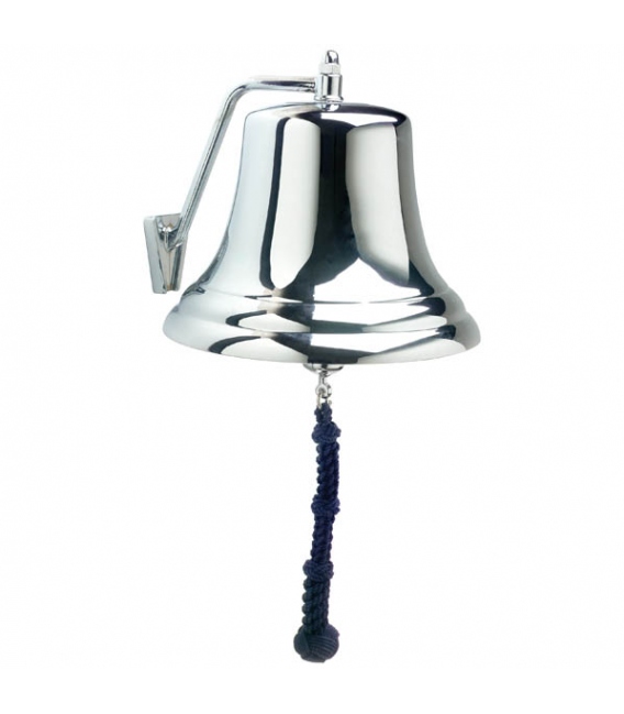 12" Chrome Bell w/Lanyard (F&S)