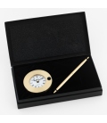 Brass Clock Pen Stand