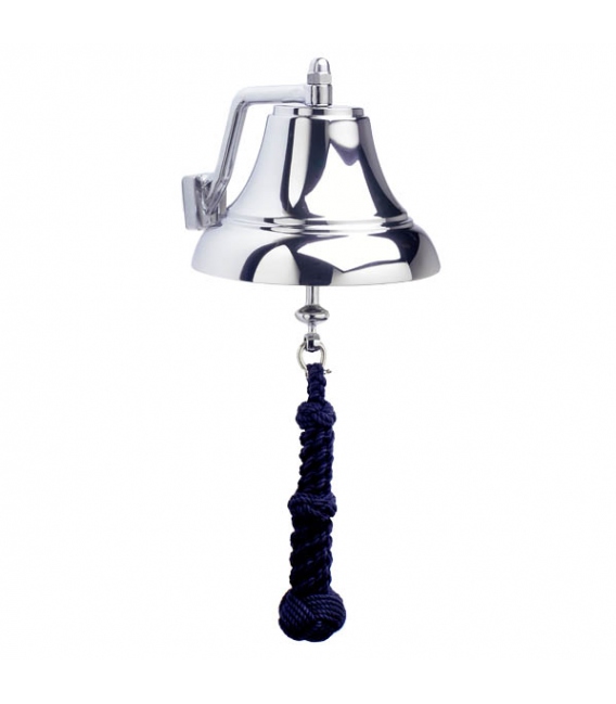  7" Chrome Bell w/Lanyard (F&S)