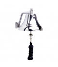 6" Chrome Bell w/Lanyard (F&S)
