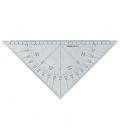 Weems & Plath 103 Protractor Triangle Black Markings-For NavPak