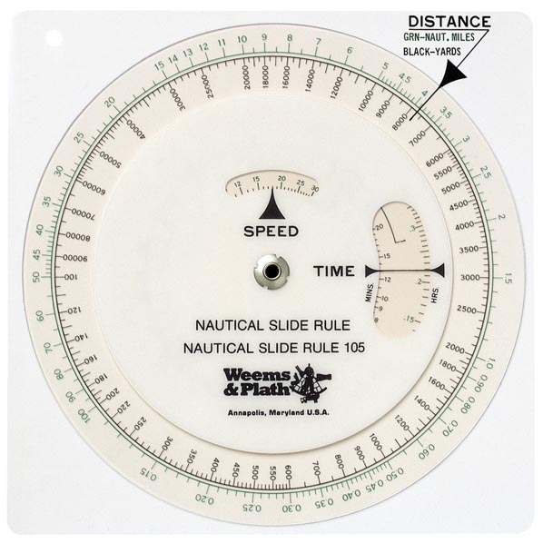 アメリカ海軍　航海計算尺　RULE, SLIDE, NAUTICAL 1952年 Weems & Plath 105 Nautical Slide Rule