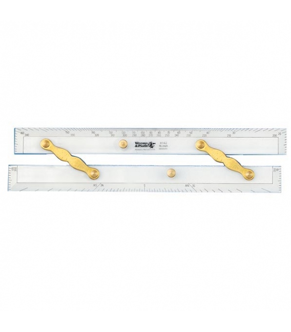 15" Deluxe Brass Arm Parallel Rule