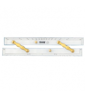 Weems & Plath 142 15" Deluxe Brass Arm Parallel Rule