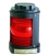 Single Lens Navigation Light - Red Light 1127 (Black Plastic)