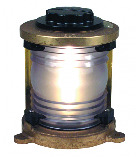 Single Lens Navigation Light 1173 - White Masthead Light (Heavy Duty Cast Bronze)