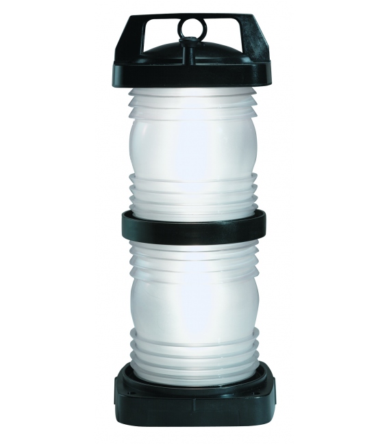Double Lense All-Round White (Black Plastic) 