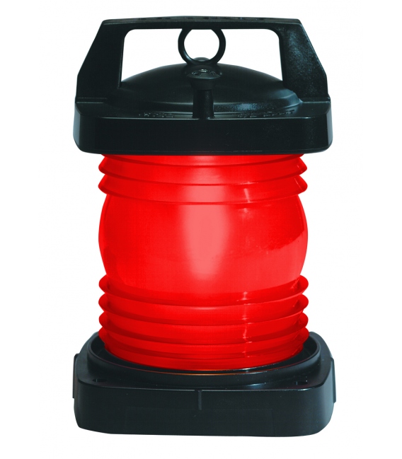 Single Lense All-Round Red (Black Plastic) 
