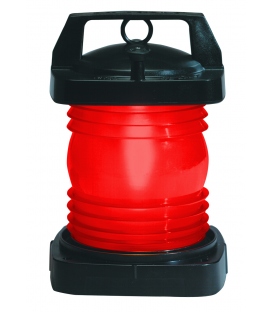Single Lens All-Round Red (Black Plastic)