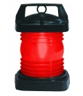 Single Lens All-Round Red (Black Plastic)