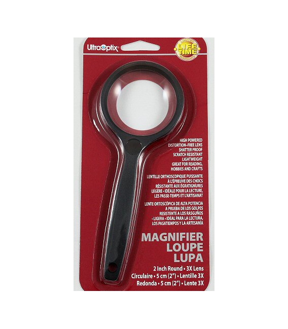 2" Round Handle Magnifier 