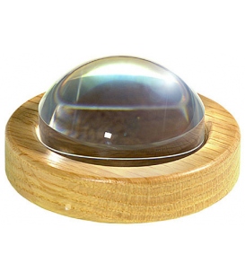 64mm (2.5 inch) Magnabrite® Magnifier with Round OakBase