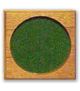 89mm (3.5 inch) Magnabrite® Square Mahogany Base