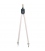Weems & Plath 611 7" Matte Nickel Chart Compass